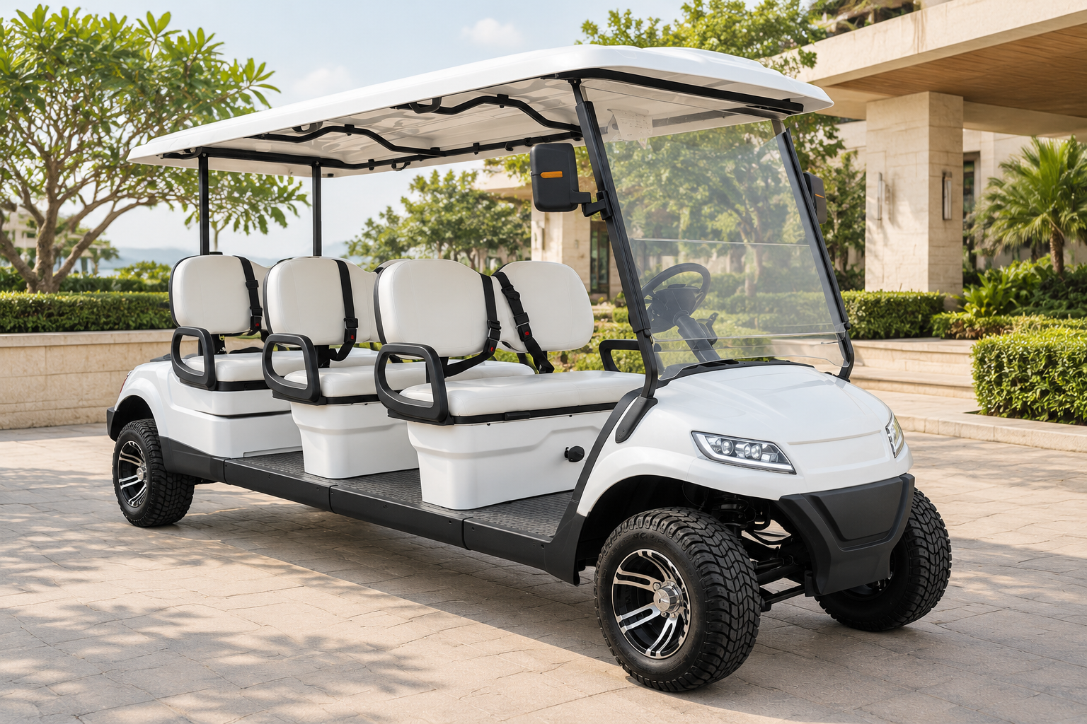 Four-Seat Golf Cart — illustrative configuration